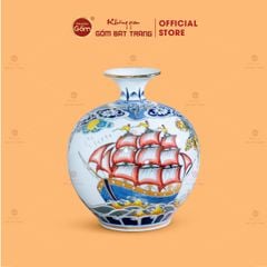 Quả Hút Lộc Thuận Buồm Xuôi Gió Hồng Vận Én Đào Bạch Bảo Vẽ Vàng