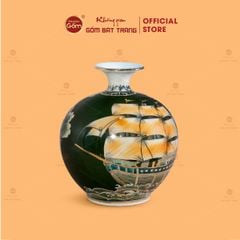 Quả Hút Lộc Thuận Buồm Xuôi Gió Thanh Liên Bình An Lục Bảo Vẽ Vàng