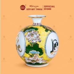 Quả Hút Lộc Tam Phúc Mãn Đường Tứ Hoa Phú Quý Ngàn Hoa Kim Bảo Vẽ Vàng