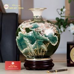 Quả Hút Lộc Thuận Buồm Xuôi Gió Thanh Liên Bình An Lục Bảo Vẽ Vàng