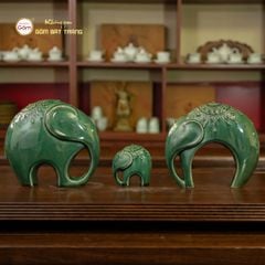 Bộ Tượng Gia Đình Voi