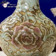 Lọ Củ Tỏi Hoa Sen, Hoa Phù Dung