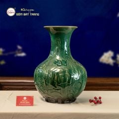 Lọ Củ Tỏi Hoa Sen, Hoa Phù Dung