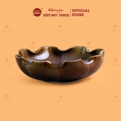 Bát Thả Hoa Tắm Phật Men Hỏa Biến