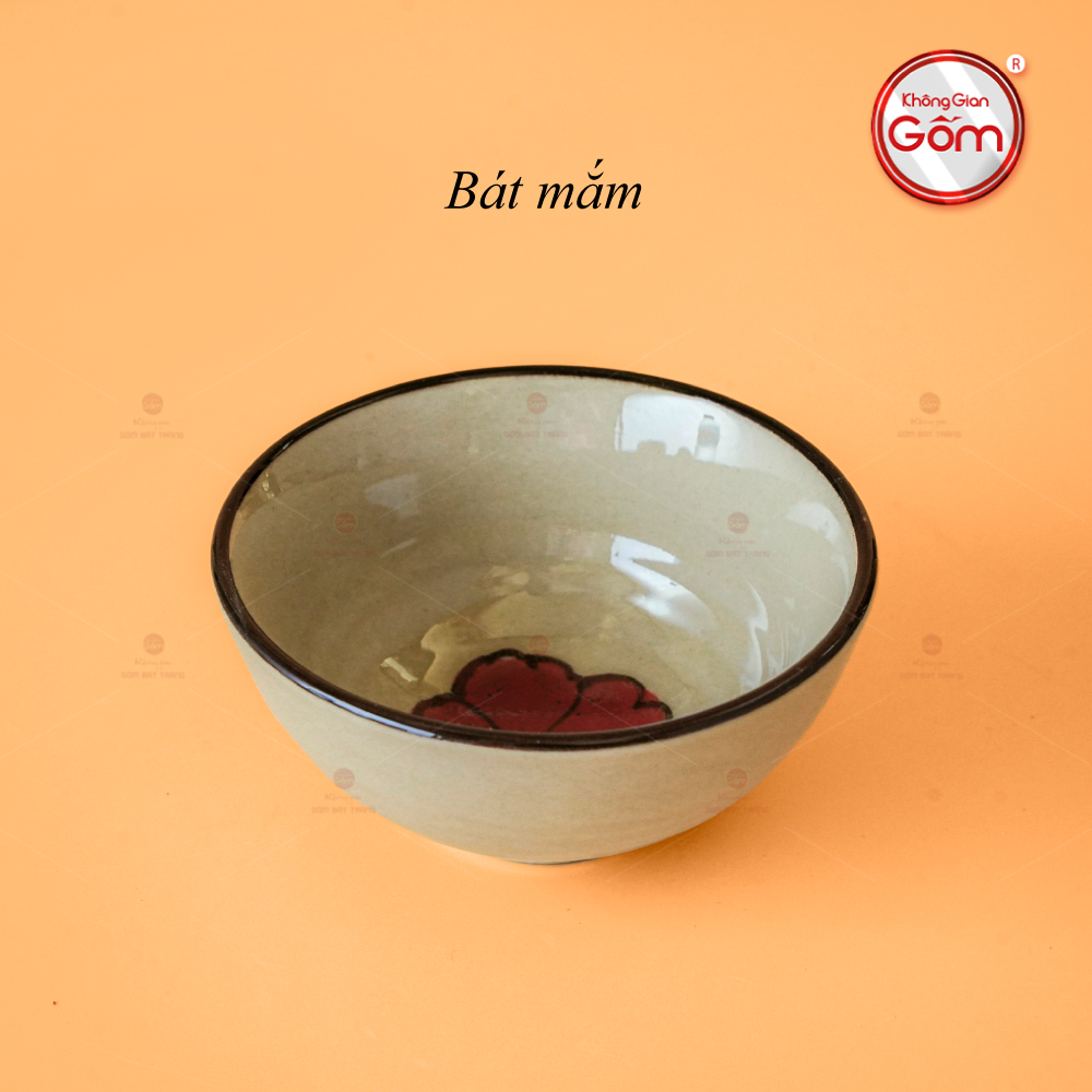 Bộ Bàn Ăn 10 Người (23 món) Men Hỏa Biến Hoa Sứ Đỏ