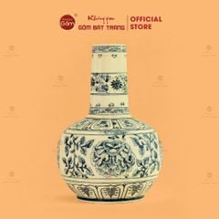 Bình Hoa Lam Âm Dương Cha