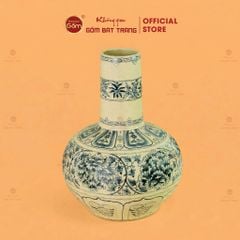 Bình Hoa Lam Âm Dương Cha