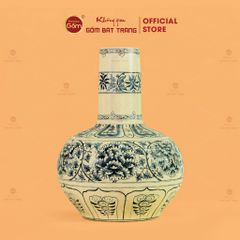 Bình Hoa Lam Âm Dương Cha