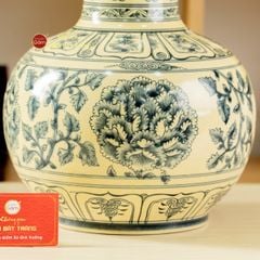 Bình Hoa Lam Âm Dương Cha