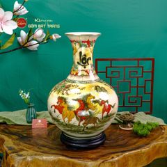 Tỏi Bình Tài Lộc Thuận Buồm Xuôi Gió Mã Đáo Thành Công Kim Bảo Vẽ Vàng