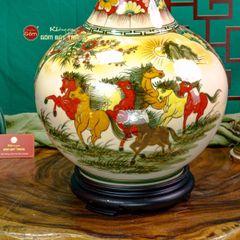 Tỏi Bình Tài Lộc Thuận Buồm Xuôi Gió Mã Đáo Thành Công Kim Bảo Vẽ Vàng