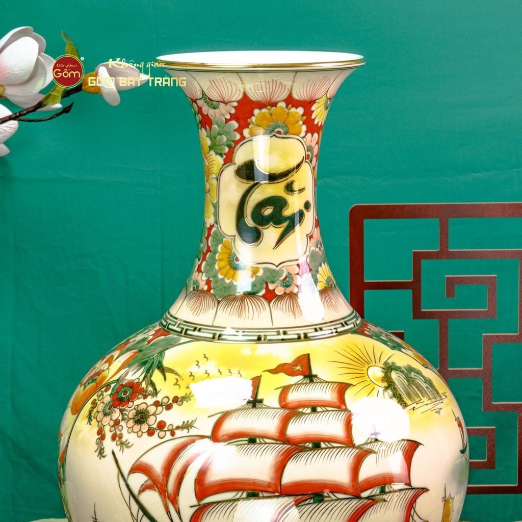 Tỏi Bình Tài Lộc Thuận Buồm Xuôi Gió Mã Đáo Thành Công Kim Bảo Vẽ Vàng