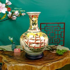 Tỏi Bình Tài Lộc Thuận Buồm Xuôi Gió Mã Đáo Thành Công Kim Bảo Vẽ Vàng