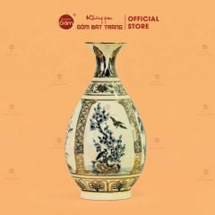 Bình Tứ Cảnh Âm Dương Mẹ Vẽ Vàng