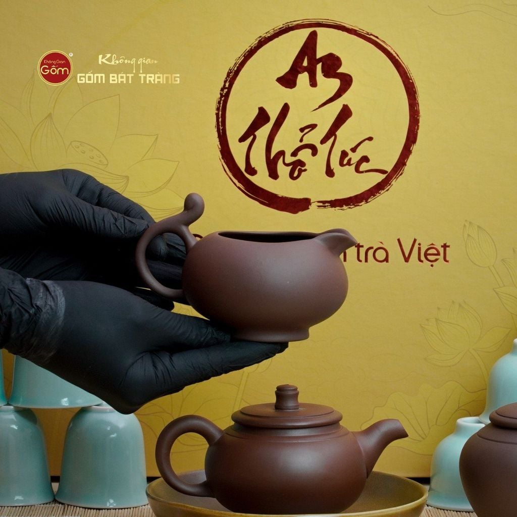 Bộ Ấm Chén An Thổ Túc Cao Cấp Tay Cầm (25 Món)