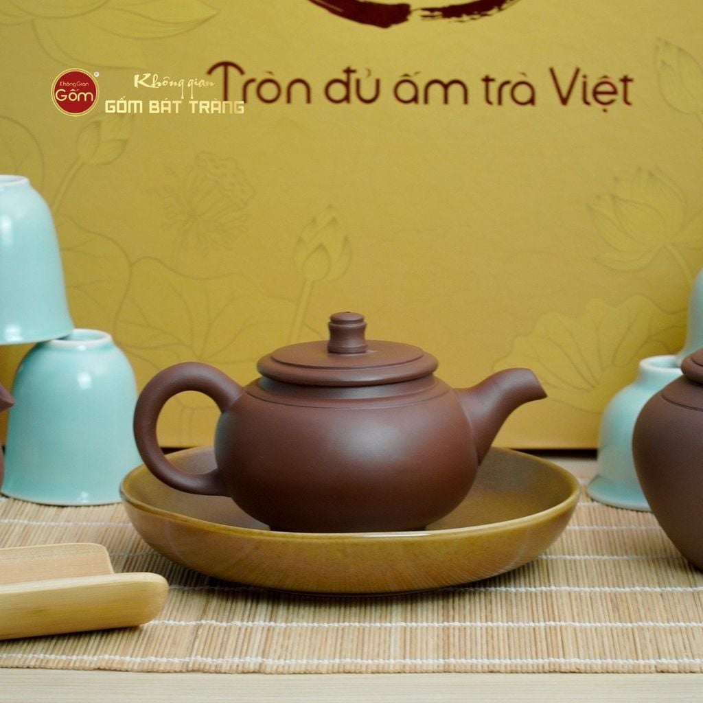 Bộ Ấm Chén An Thổ Túc Cao Cấp Tay Cầm (25 Món)
