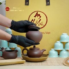 Bộ Ấm Chén An Thổ Túc Cao Cấp Tay Cầm (25 Món)