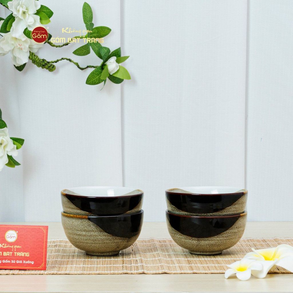 Bộ Bát Cơm Ba Màu