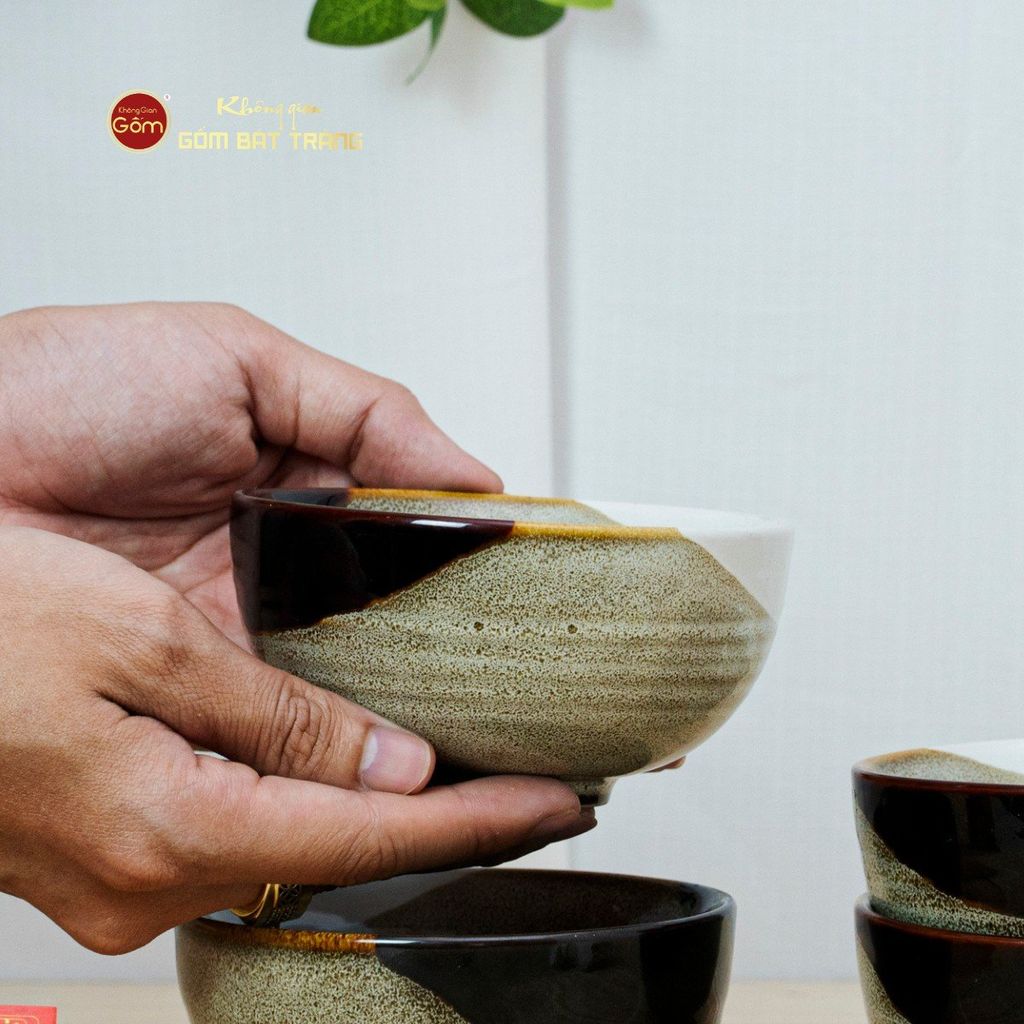 Bộ Bát Cơm Ba Màu
