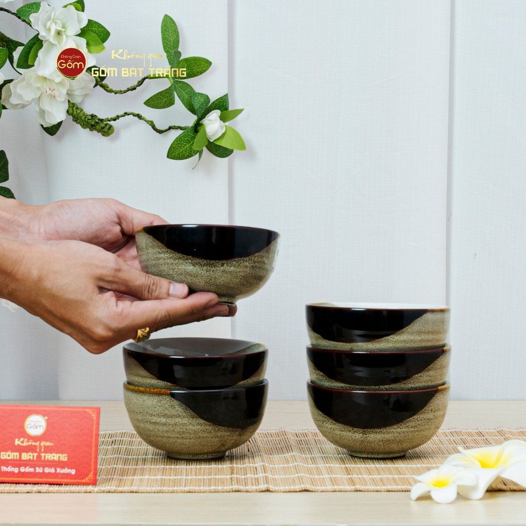 Bộ Bàn Ăn 6 Người (12 món) Men Hỏa Biến Ba Màu