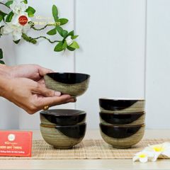 Bộ Bàn Ăn 6 Người (12 món) Men Hỏa Biến Ba Màu