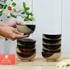 Bộ Bàn Ăn 10 Người (23 món) Men Hỏa Biến Ba Màu