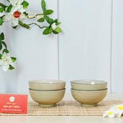 Bát Cơm Hoa Sứ Đỏ