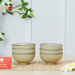 Bộ Bàn Ăn 6 Người (12 món) Men Hoả Biến Hoa Sứ Đỏ