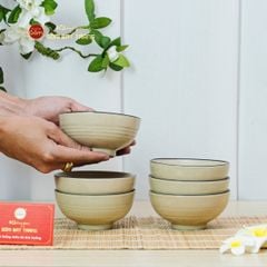 Bát Cơm Hoa Sứ Đỏ