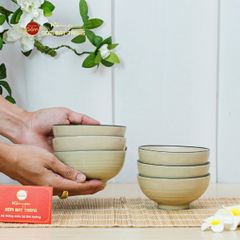 Bộ Bàn Ăn 6 Người (12 món) Men Hoả Biến Hoa Sứ Đỏ