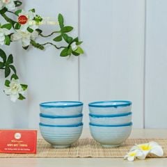 Bát Cơm Men Biển Xanh Cát Trắng