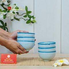 Bát Cơm Men Biển Xanh Cát Trắng