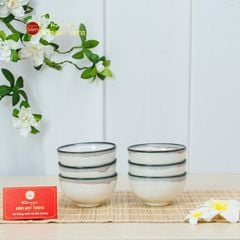 Bộ Bát Đĩa Bát Tràng Men Ngọc Trai