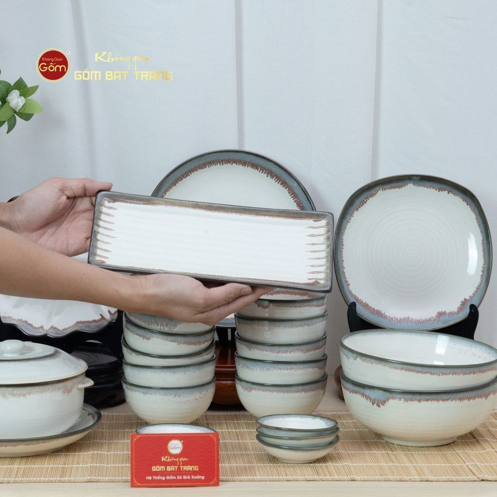 Bộ Bàn Ăn 10 Người (23 món) Men Ngọc Trai