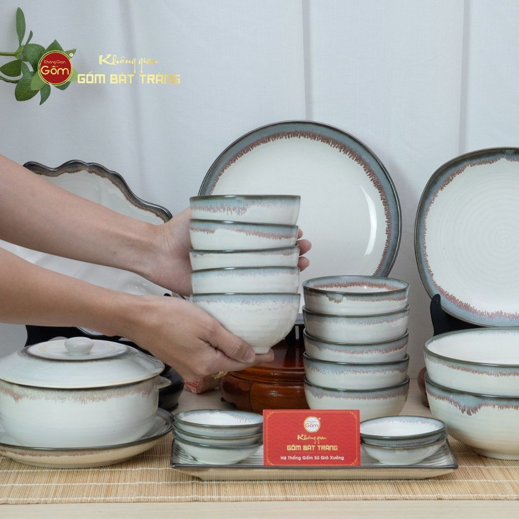 Bộ Bàn Ăn 6 Người (12 món) Men Ngọc Trai