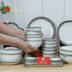 Bộ Bàn Ăn 6 Người (12 món) Men Ngọc Trai