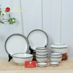 Bộ Bàn Ăn 6 Người (12 món) Men Ngọc Trai