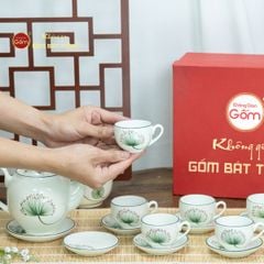 Bộ Trà Dáng Minh Long Vẽ Hoa Bồ Công Anh