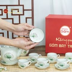 Bộ Trà Dáng Minh Long Vẽ Hoa Bồ Công Anh