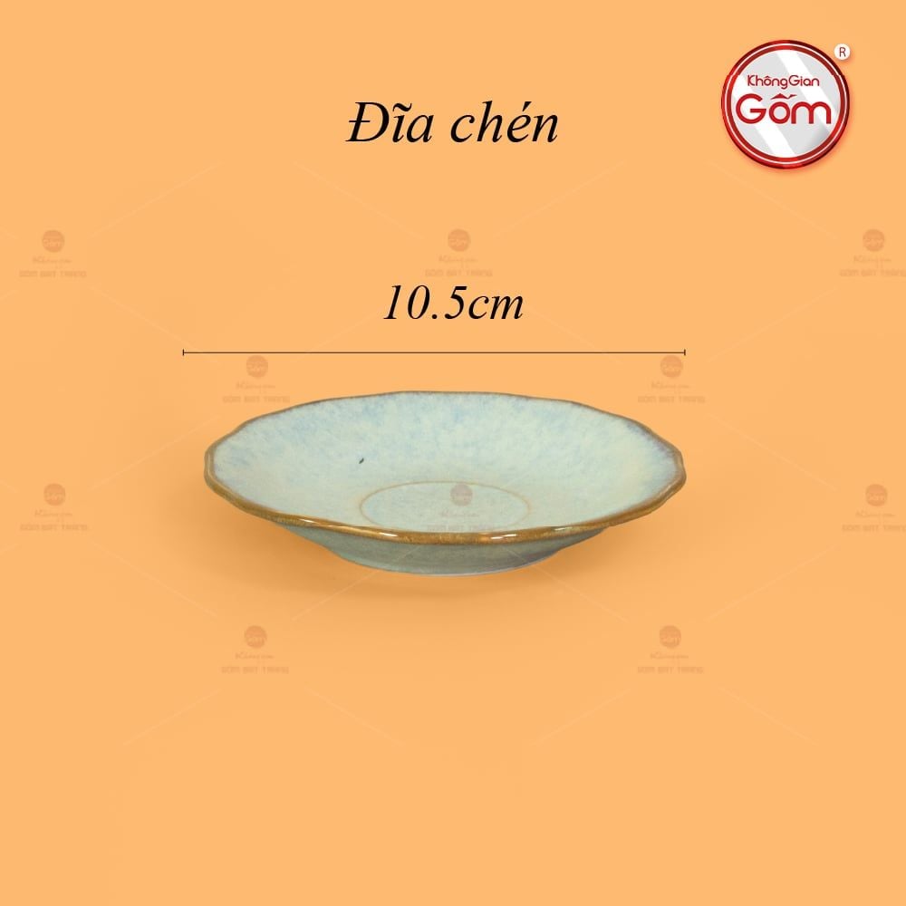 Bộ Trà Men Ghi Hỏa Biến Đài Các