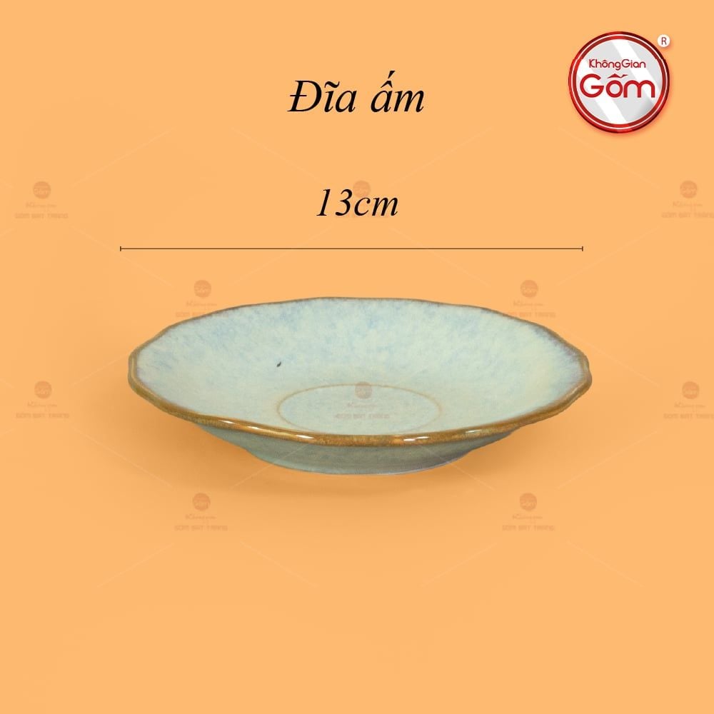 Bộ Trà Men Ghi Hỏa Biến Đài Các