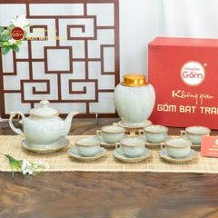 Bộ Trà Men Ghi Hỏa Biến Đài Các