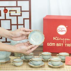 Bộ Trà Men Ghi Hỏa Biến Đài Các