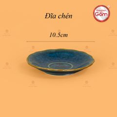 Bộ Trà Men Hỏa Biến Xanh Đài Các