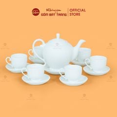 Bộ Trà Men Trắng Camelia