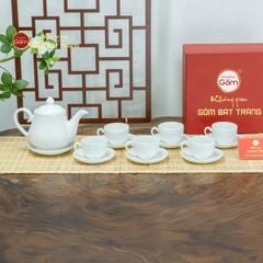 Bộ Trà Men Trắng Đức