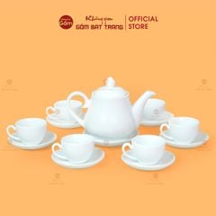 Bộ Trà Men Trắng Đức
