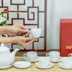 Bộ Trà Men Trắng Đức