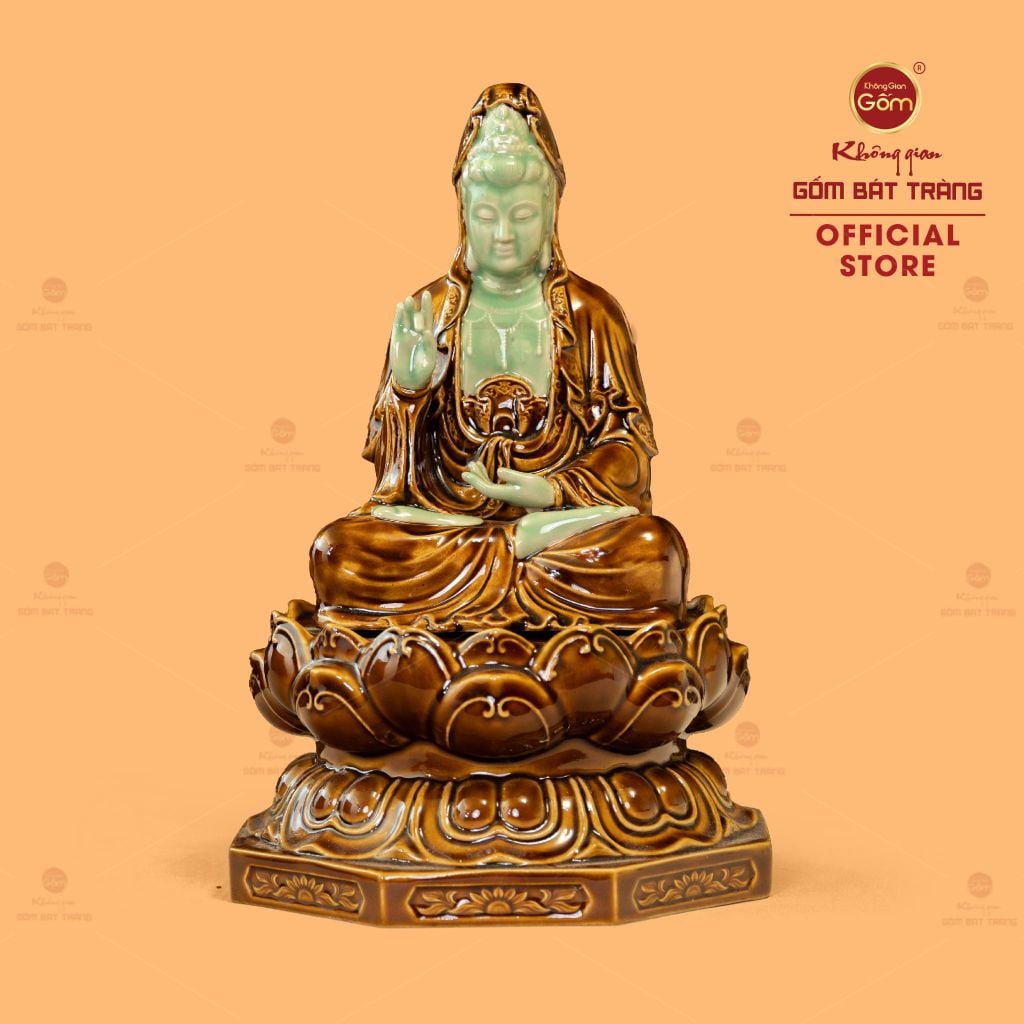 Bộ Tượng Sa Bà Ngồi Có Đế