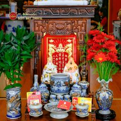 Tượng Thần Tài Thổ Địa Ghế Đá Trân Châu